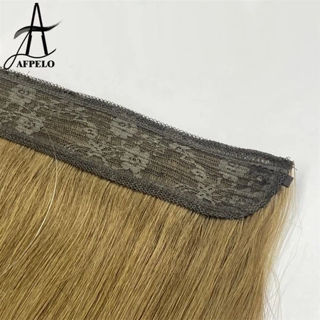 Natural halo hair extensions