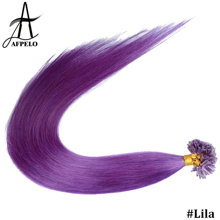 Наращивание человеческих волос U Tip Fusion